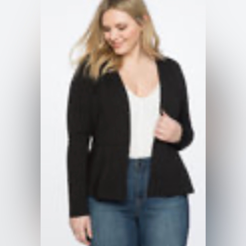 Eloquii | Tie Detail Jacket
